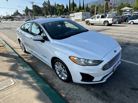 2019 Ford Fusion Hybrid for sale at CAR CITY SALES in La Crescenta CA