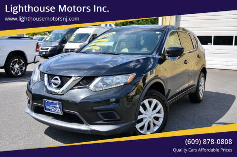 2016 Nissan Rogue for sale at Lighthouse Motors Inc. in Pleasantville NJ