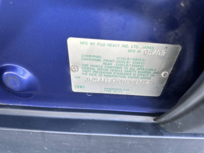 2004 Subaru Forester X