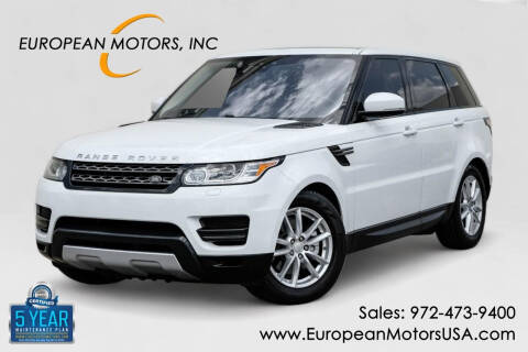 2017 Land Rover Range Rover Sport for sale at European Motors Inc in Plano TX