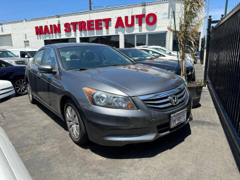 2011 Honda Accord for sale at Main Street Auto in Vallejo CA