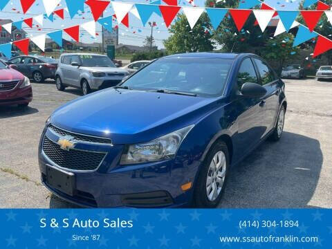 2012 Chevrolet Cruze for sale at S & S Auto Sales in Franklin WI