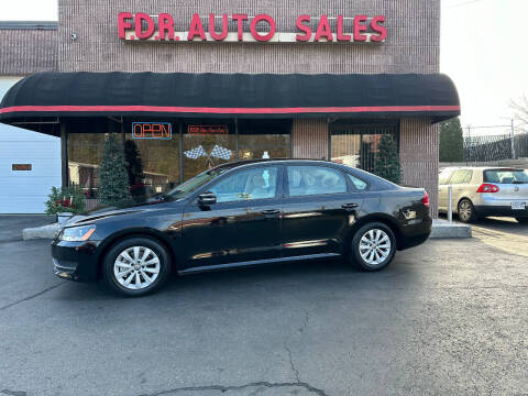2013 Volkswagen Passat for sale at F.D.R. Auto Sales in Springfield MA