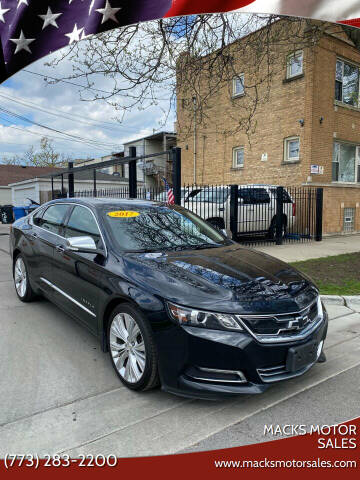2017 Chevrolet Impala for sale at Macks Motor Sales in Chicago IL