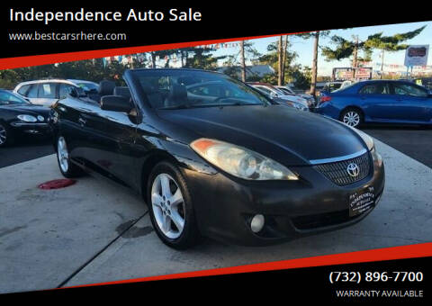 2005 Toyota Camry Solara for sale at Independence Auto Sale in Bordentown NJ