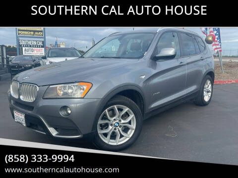 2013 BMW X3 for sale at SOUTHERN CAL AUTO HOUSE Co 2 in San Diego CA