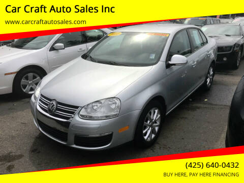 2010 Volkswagen Jetta for sale at Car Craft Auto Sales Inc in Lynnwood WA
