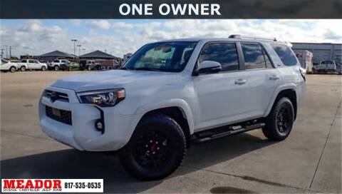 2021 Toyota 4Runner for sale at Meador Dodge Chrysler Jeep RAM in Fort Worth TX