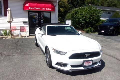 2015 Ford Mustang for sale at Dave Franek Automotive in Wantage NJ