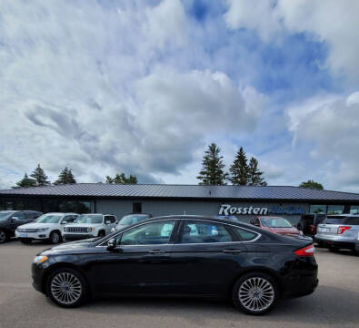 2015 Ford Fusion for sale at ROSSTEN AUTO SALES in Grand Forks ND