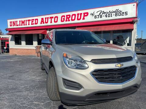 2016 Chevrolet Equinox for sale at Unlimited Auto Group of Marietta in Marietta GA