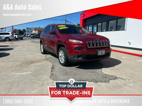 2016 Jeep Cherokee for sale at A&A Auto Sales in Fairhaven MA