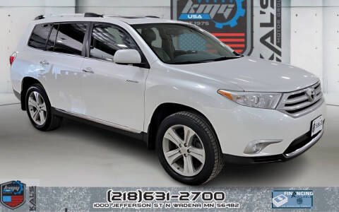 2012 Toyota Highlander for sale at Kal's Motor Group Wadena in Wadena MN