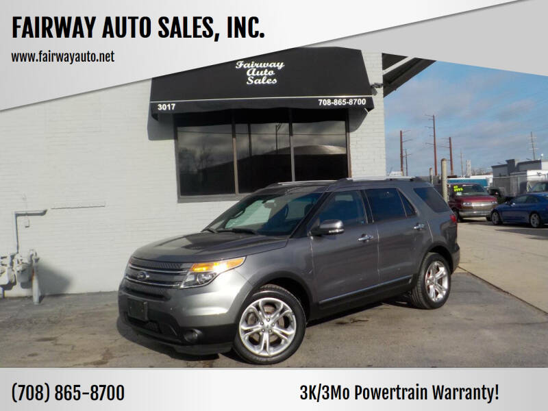 2014 Ford Explorer for sale at FAIRWAY AUTO SALES, INC. in Melrose Park IL