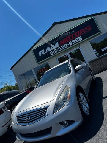 2013 Infiniti G37 Sedan for sale at RAM MOTORS in Cincinnati OH