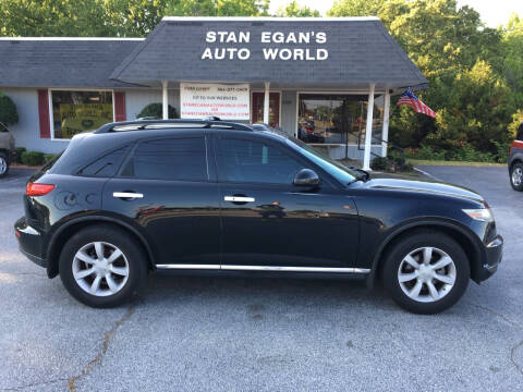 2006 Infiniti FX35 for sale at STAN EGAN'S AUTO WORLD, INC. in Greer SC