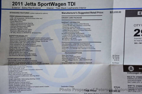 2011 Volkswagen Jetta SportWagen TDI