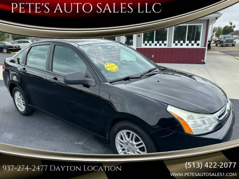 2010 Ford Focus for sale at PETE'S AUTO SALES LLC - Dayton in Dayton OH