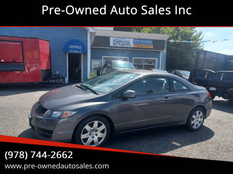 2011 Honda Civic for sale at Pre-Owned Auto Sales Inc in Salem MA