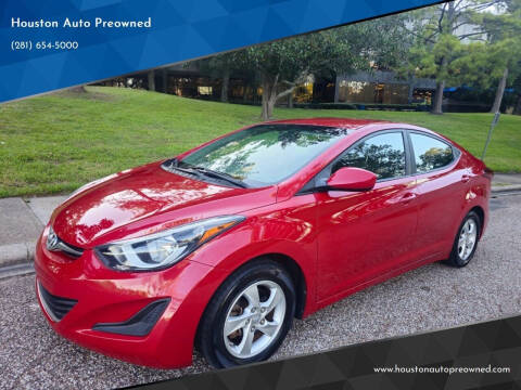 2015 Hyundai Elantra for sale at Houston Auto Preowned in Houston TX