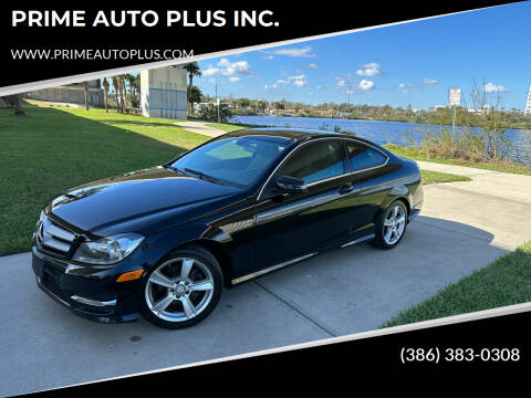 2013 Mercedes-Benz C-Class for sale at PRIME AUTO PLUS INC. in Daytona Beach FL