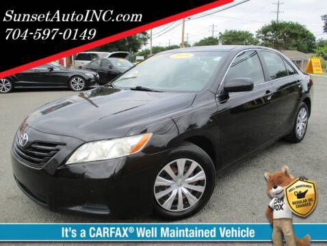 2009 Toyota Camry for sale at Sunset Auto in Charlotte NC