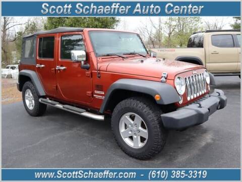 2014 Jeep Wrangler Unlimited for sale at Scott Schaeffer Auto Center in Birdsboro PA