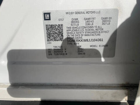 2018 Chevrolet Traverse Premier