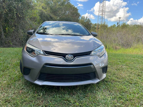 2015 Toyota Corolla for sale at F1 Motor Group in Tampa FL