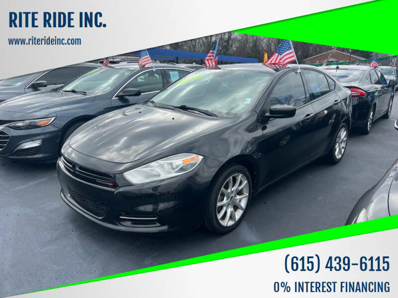 2013 Dodge Dart for sale at RITE RIDE INC. - Rite Ride Inc 2 in Shelbyville TN