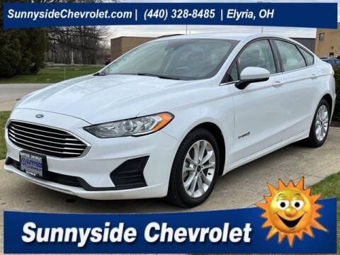 2019 Ford Fusion Hybrid for sale at Sunnyside Chevrolet in Elyria OH