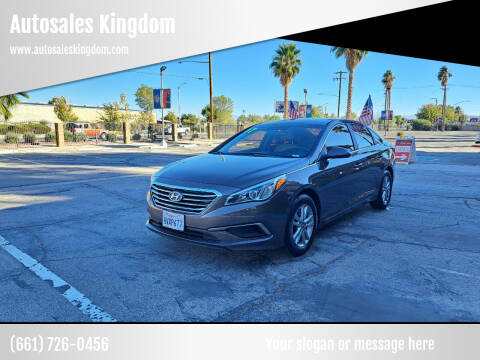 2017 Hyundai Sonata for sale at Autosales Kingdom in Lancaster CA