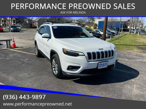 2019 Jeep Cherokee for sale at PERFORMANCE PREOWNED SALES in Conroe TX