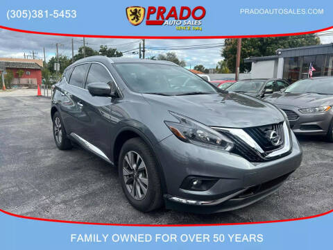 2018 Nissan Murano for sale at Prado Auto Sales in Miami FL