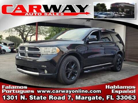 2012 Dodge Durango for sale at CARWAY Auto Sales in Margate FL