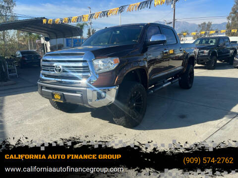 2016 Toyota Tundra for sale at CALIFORNIA AUTO FINANCE GROUP in Fontana CA