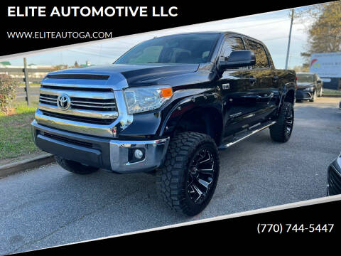 2017 Toyota Tundra for sale at ELITE AUTOMOTIVE LLC in Alpharetta GA