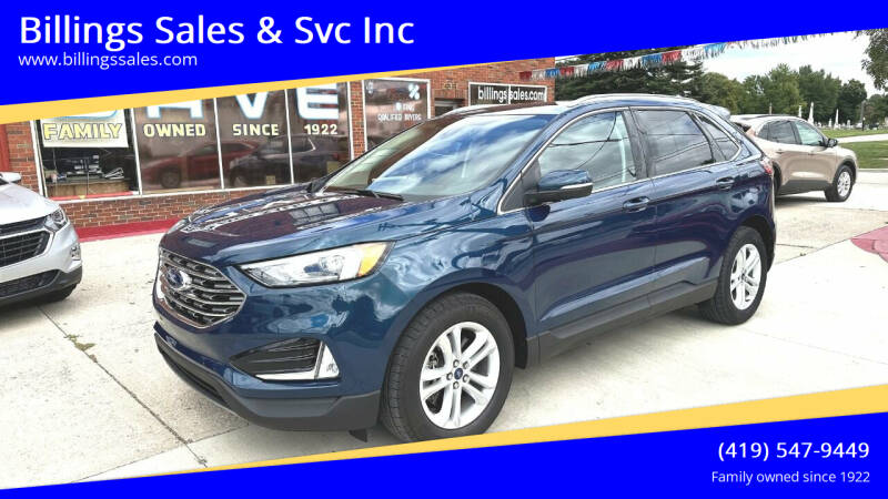 2020 Ford Edge for sale at Billings Sales & Svc Inc in Clyde OH