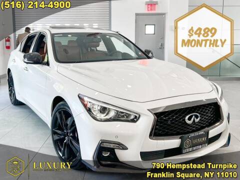 2021 Infiniti Q50 for sale at LUXURY MOTOR CLUB in Franklin Square NY