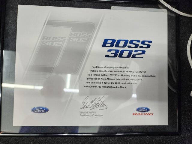 2012 Ford Mustang Boss 302