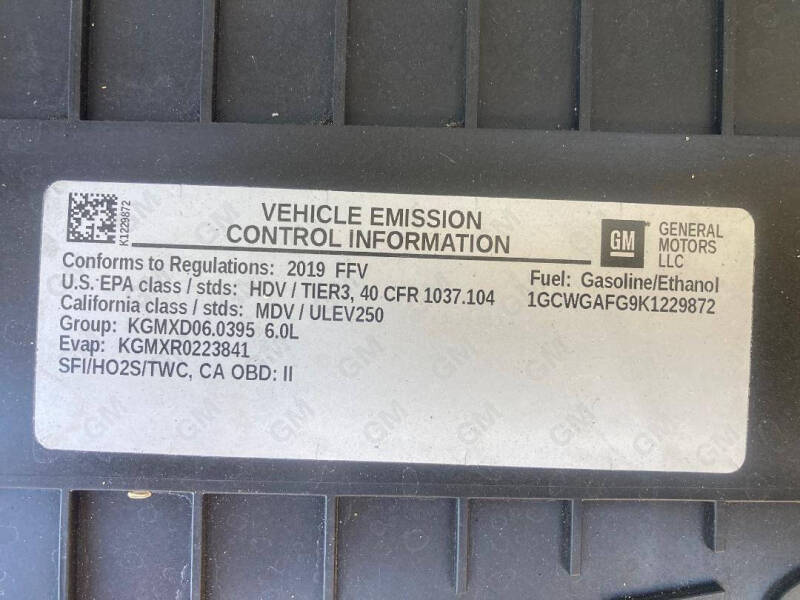 2019 Chevrolet Express 2500