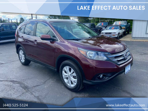2013 Honda CR-V for sale at Lake Effect Auto Sales in Chardon OH