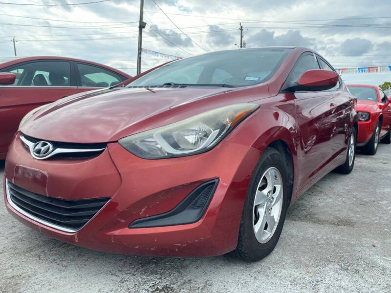 2014 Hyundai Elantra for sale at Speedy Auto Sales in Pasadena TX