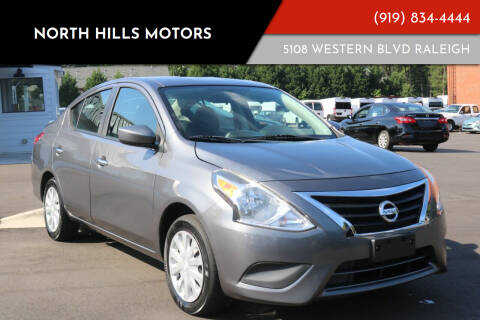 2019 Nissan Versa for sale at NORTH HILLS MOTORS in Raleigh NC