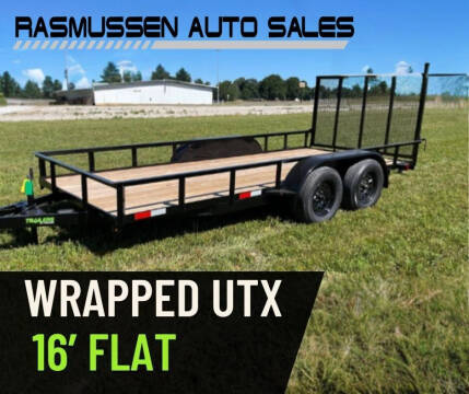 2024 Trailer by Premier 7' x 16' Utility Flat for sale at Rasmussen Auto Sales - Trailers in Central City NE