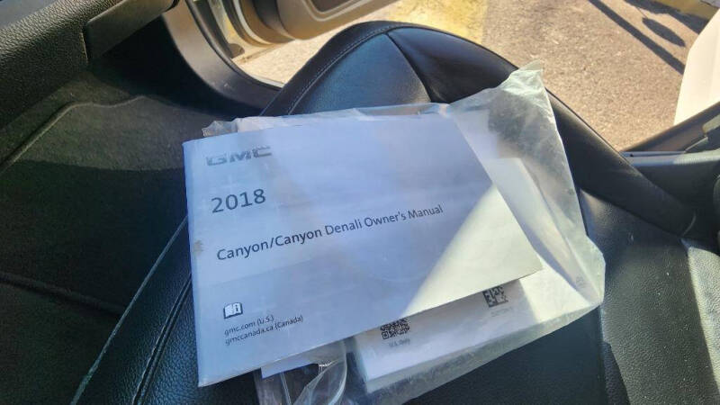 2018 GMC Canyon