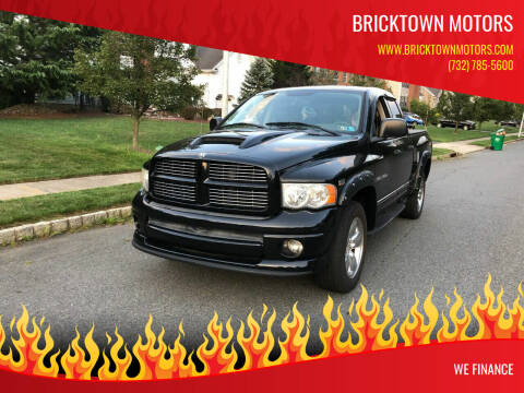 2005 Dodge Ram Pickup 1500 for sale at Bricktown Motors in Brick NJ