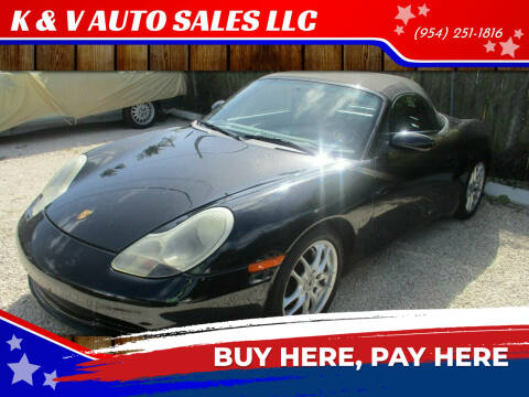 2004 Porsche Boxster for sale at K & V AUTO SALES LLC in Hollywood FL