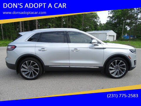 2019 Lincoln Nautilus for sale at DON'S ADOPT A CAR in Cadillac MI