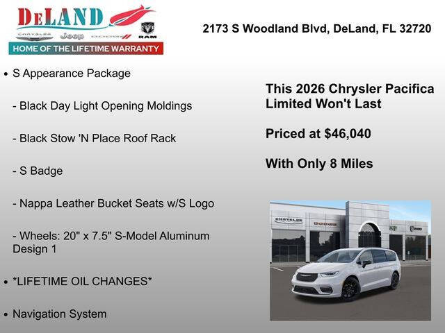 2026 Chrysler Pacifica Limited